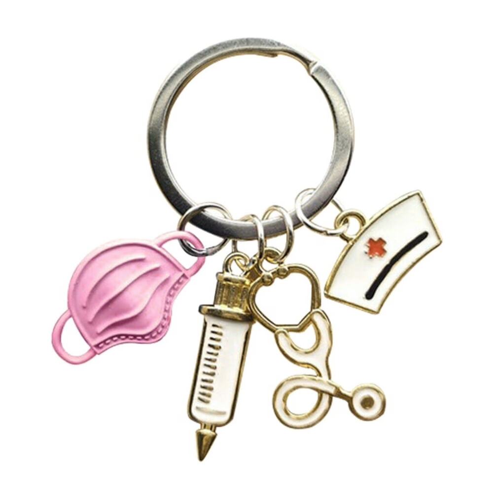 Nurse’s Essentials Charm Keychain